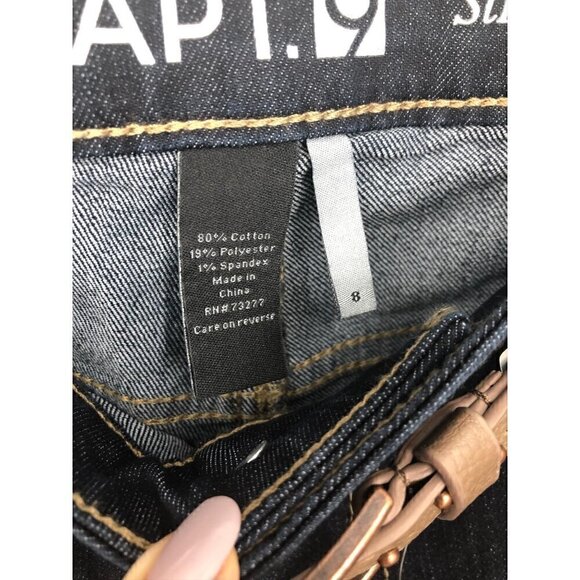 NWT APT 9 Straight Capri Jeans - Picture 3 of 5